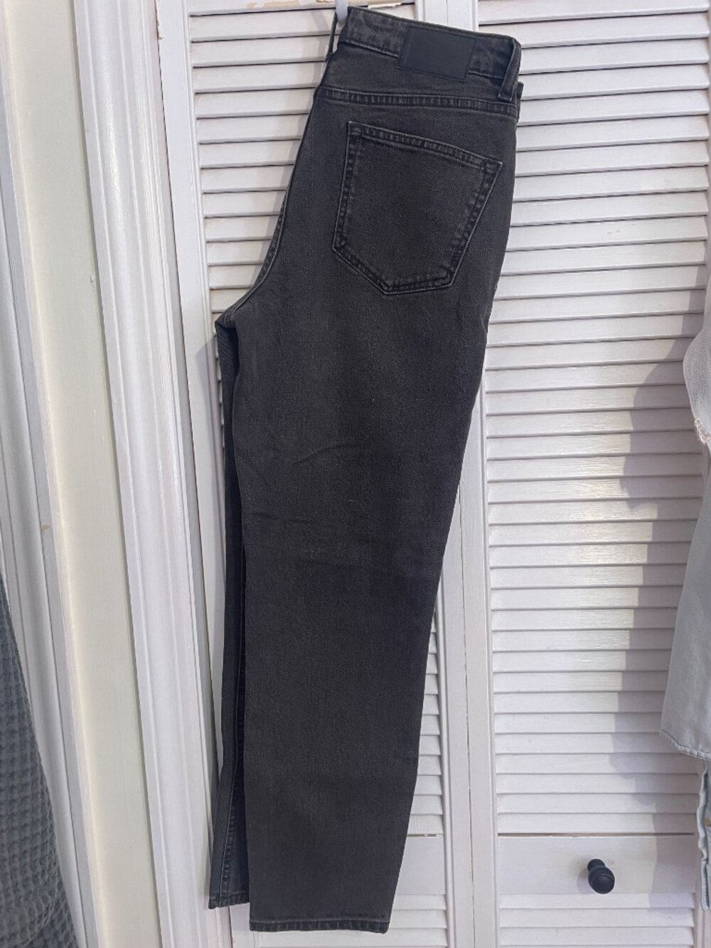 Women's Black High Rise Jeans Size 28 Frank and Oak New